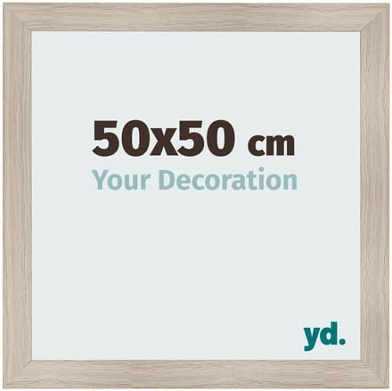 Your Decoration - Fotolijst 50x50 cm - MDF - Eiken Licht - Pisa