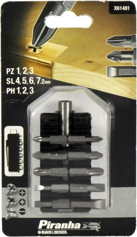Piranha Clip-on set - Bitset - 10 bits - Super - 25mm - X61481