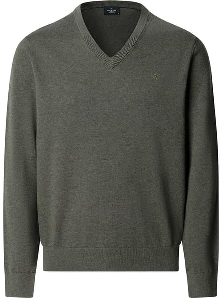 Hackett Hm7000115 Trui Met V-hals Groen L Man