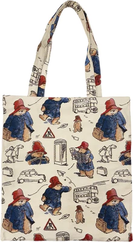 Boodschappentas - Luxe gobelinstof - Flat bag - Paddington Bear - Beertje Paddington