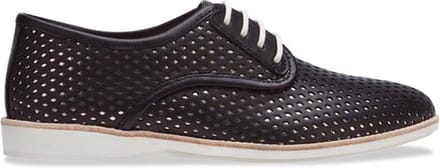 Rollie | Dames | Veterschoen | Derby Punch Overlay Black / Rose Gold | Maat 38