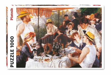Piatnik puzzel kunst Renoir Lunch van de Roeiers 1000 stukjes karton.
