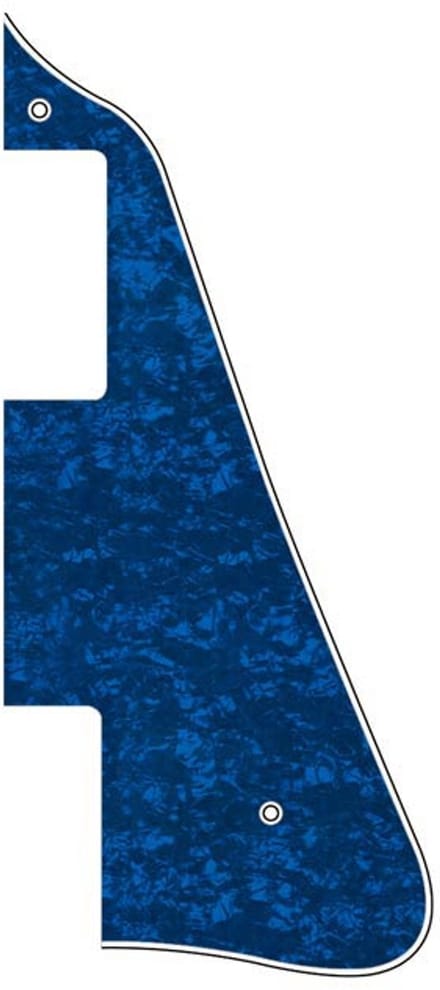 Boston LP-313-PBU pickguard, LP-model, standard, 3 ply, pearl blue
