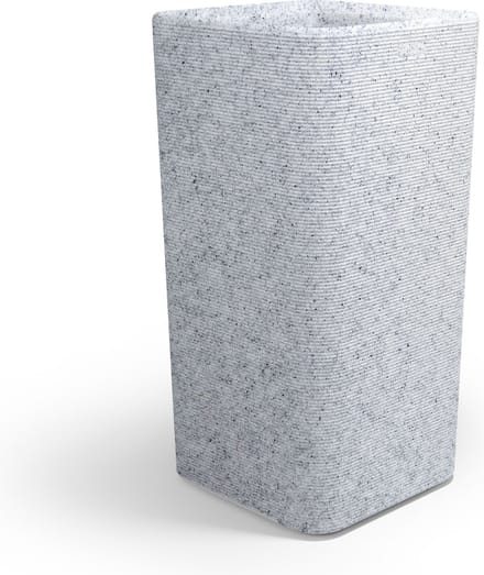 Otium bloembak dubbelwandig Linea 40 cm light stone - PROMO