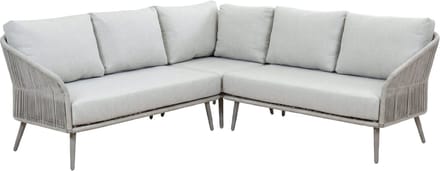 Hoek Loungebank Alezio | 3-delig | Beige & Camel