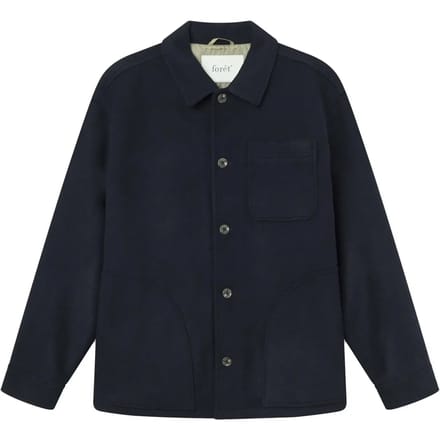 Forét Lodge Wool Jacket Jassen Heren - Winterjas - Donkerblauw - Maat XL