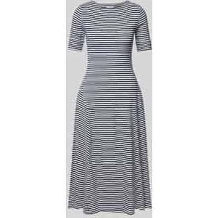 Midi-jurk met halflange mouwen