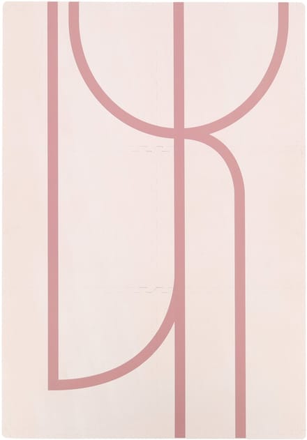 Puck Playmat Lines - Pink Cherry