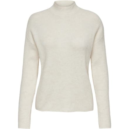 Jacqueline de Yong Trui Jdylumi Life L/s High Neck Pullover 15325961 Birch/melange Dames Maat - M