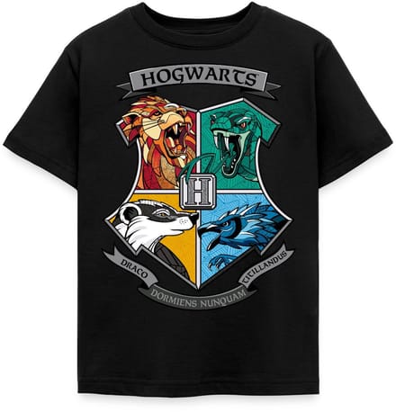 Harry Potter Hogwarts Logo T-Shirt Kinderen