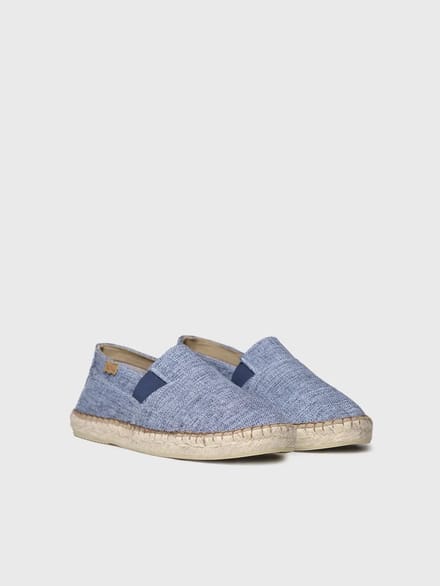 Klassieke espadrilles voor heren in gemêleerde stof | DIONIS