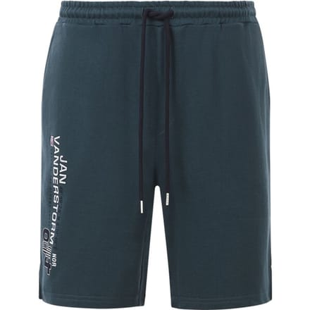 Jan Vanderstorm herren Sweatbermuda - 72/74 - petrol - Plus Size