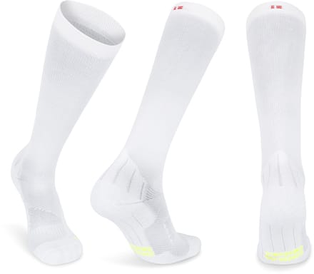 DANISH ENDURANCE Compressiekousen Dames & Heren - 21-26 mmHg - Wit - Maat 35-38 - 1 paar