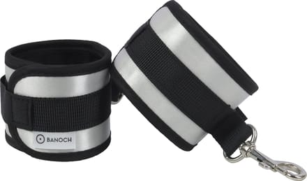 Banoch | Cuffs Grey | Comfortabele en zachte handboeien | soft bondage