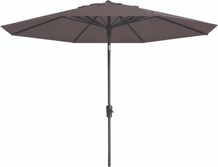 Madison - Parasol Paros II Round Taupe - 300cm - Bruin