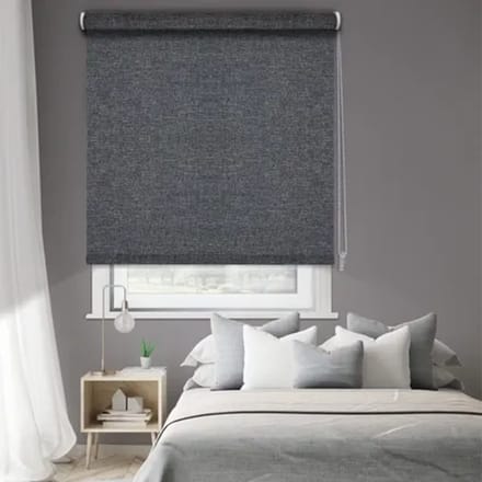 Madeco 1696 Verduisterende Rolgordijn Dubbelzijdig Antraciet 90x190cm