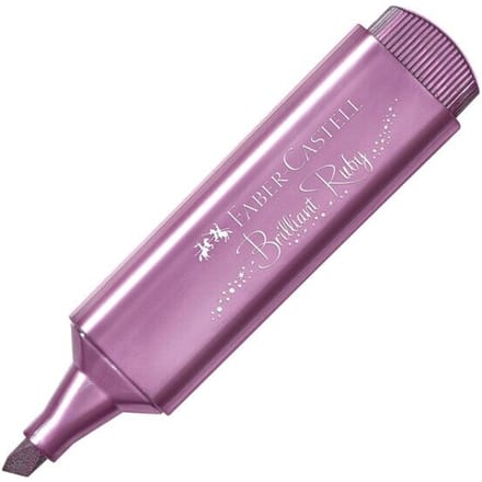 Faber-Castell tekstmarker - Metallic robijn - markeerstift - FC-154691