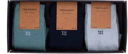 TRESANTI | ZOLA I Giftbox bamboe sokken 3 pcs | turquoise | Size 39/42