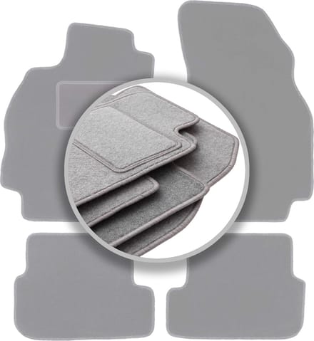 Automatten asgrijs voor: Renault Megane II hatchback (2002-2008)