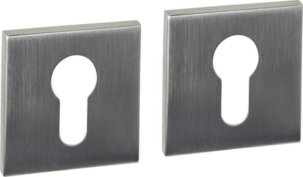 Intersteel Cilinderrozetten verdekt 53x53x6mm rvs