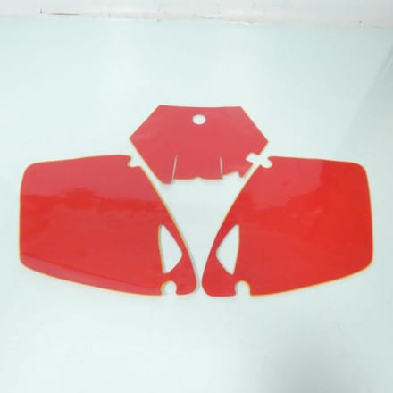 Set van 3 rode ACE-stickers voor de KTM 125 SX-motorfiets, nieuw