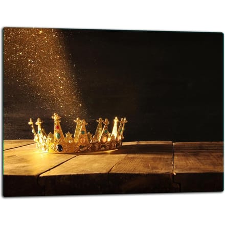 TMK ArtDeko - Snijplank - Glas - 52x40cm - Zwart