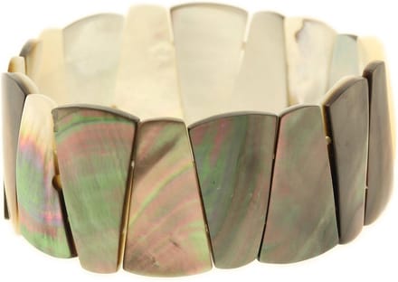 Behave - Armband schelpen grijs - Boho chic zomerse look