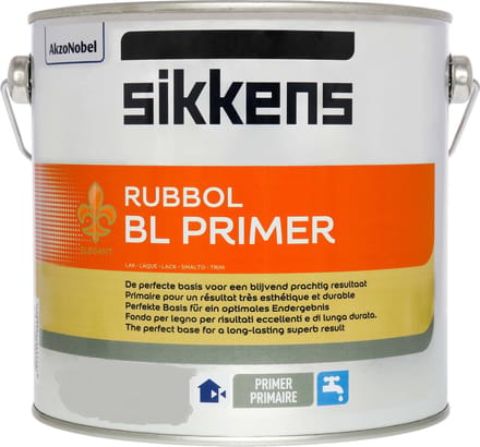 Sikkens Rubbol BL Primer Ral 9010 Zuiver Wit Wit - 2,5 liter- - - - Mat -
