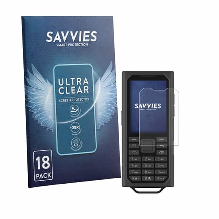 Savvies - Screenprotector voor HMD Terra M - Folie Beschermfolie transparant 18 Stuks