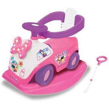 Minnie Bow-Tique Mouse 4-in-1 loopauto met schommel Houten puzzels Loopauto's