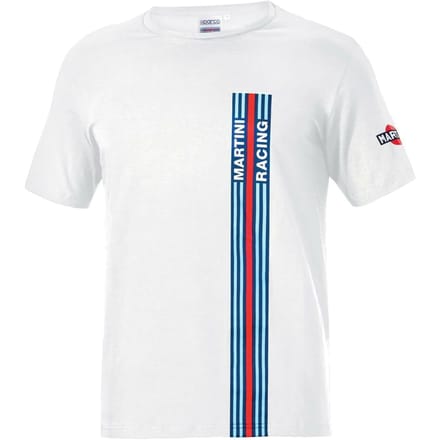 Sparco Martini Racing Big Stripes T-shirt - Wit - Maat L
