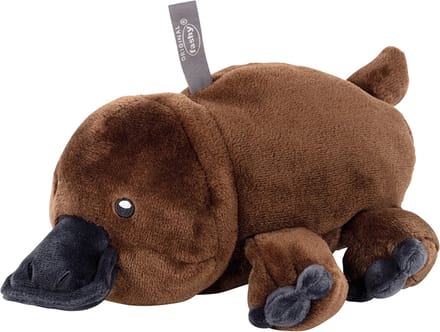 Fashy warmteknuffel vogelbekdier 27x23 cm - magnetronknuffel - opwarmknuffel - knuffel vogelbekdier - bruin