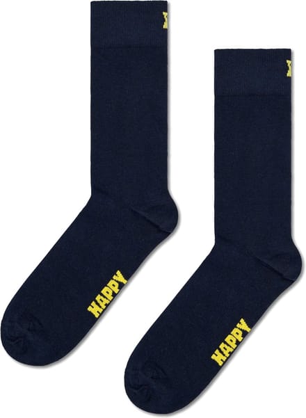 Happy Socks Solid Sock - unisex sokken - navy - Unisex - Maat: 41 - 46