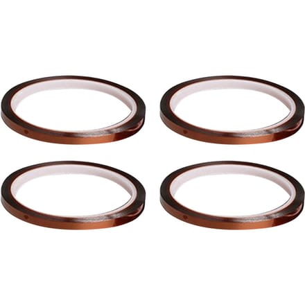4 Rollen 0.5cmx33m Thermische Tapes Hittebestendig Isolerend Sublimatie Hitte Tape white