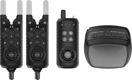 Sonik - Gizmo2 - Alarm Set 2+1 + Bivvy Lamp 2+1 - Beetmelderset