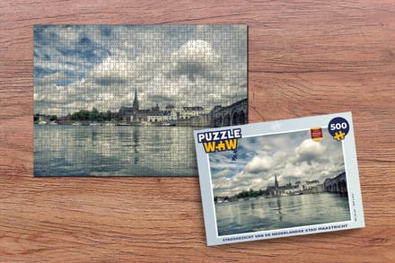 Puzzel Water - Maastricht - Wolken - Legpuzzel - Puzzel 500 stukjes
