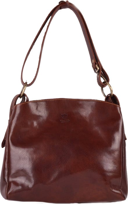 Giuliano handtas Imogen - Bruin - Dames - Made in Italy