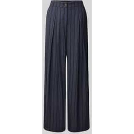 Wijde broek van pure viscose