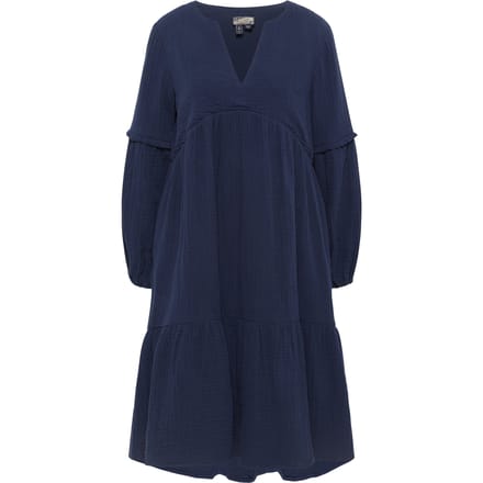 Dreimaster midi-jurk Dames marine
