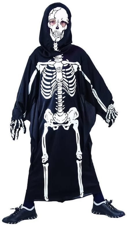 "Skeletten outfit voor kinderen  - Kinderkostuums - 122/134"