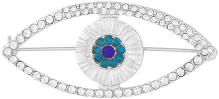 Elegant Alloy Brooches in Silver & Gold