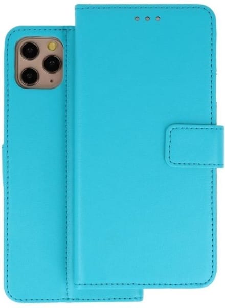 Booktype Telefoonhoesjes - Bookcase Hoesje - Wallet Case - Geschikt voor iPhone 11 Pro - Blauw