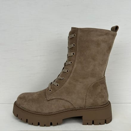 Gave veterboots met leuk design khaki Khaki / 40
