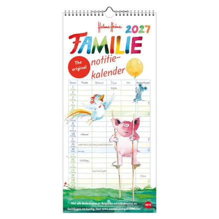 Familienotitiekalender 2027 Original Helme Heine
