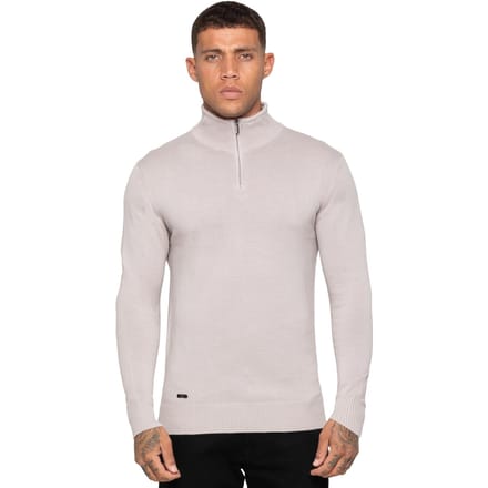 Enzo Milano heren trui met halve rits