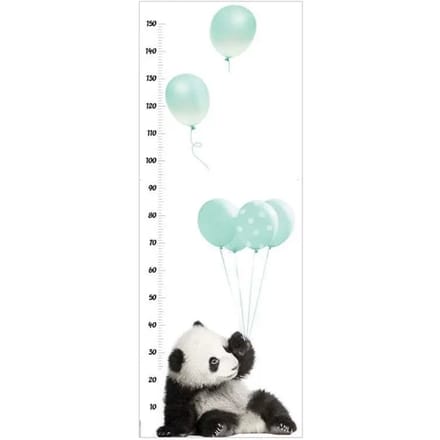 Stickers voor baby's Dekornik Panda With Balloons Growth Chart