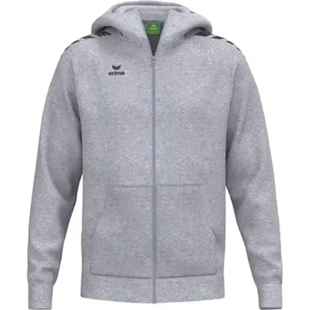 Erima Cmpt Wings Hooded Full Zip Heren - Slate Grey | Maat: M
