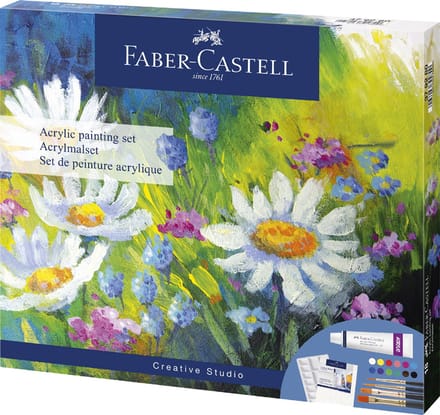 FABER-CASTELL acrylschilderset, 18-delig