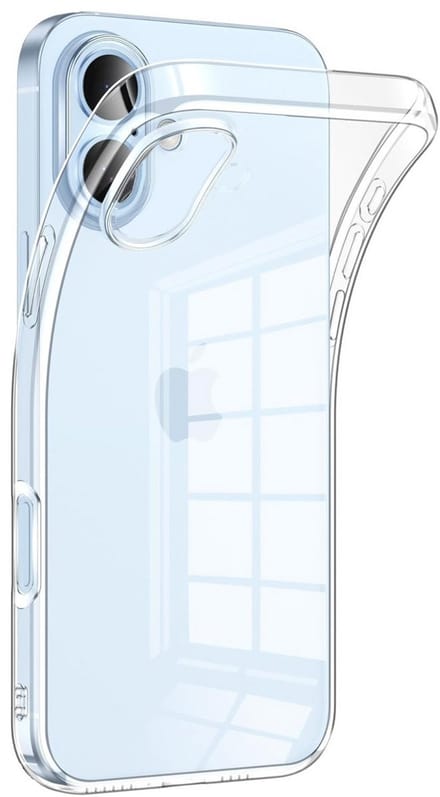Hoesje geschikt voor iPhone 17 backcover Shockproof siliconen Transparant