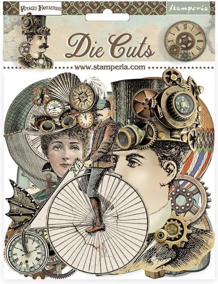 Stamperia - Voyages Fantastiques Die Cuts Assorted (37pcs) (DFLDC91)